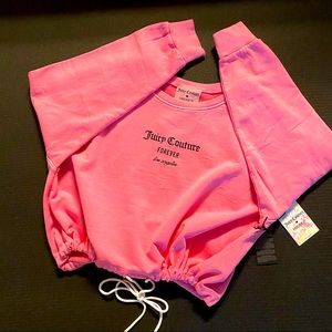 Classic 2000s y2k Juicy Couture x Forever 21 cropped sweatshirt 💕